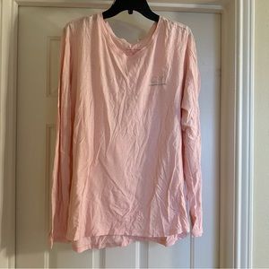 Vineyard Vines Long Sleeve Tee Whale Shirt Pink